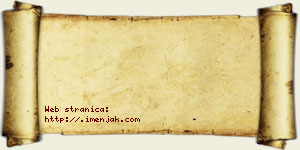 Jovana Besjedić vizit kartica